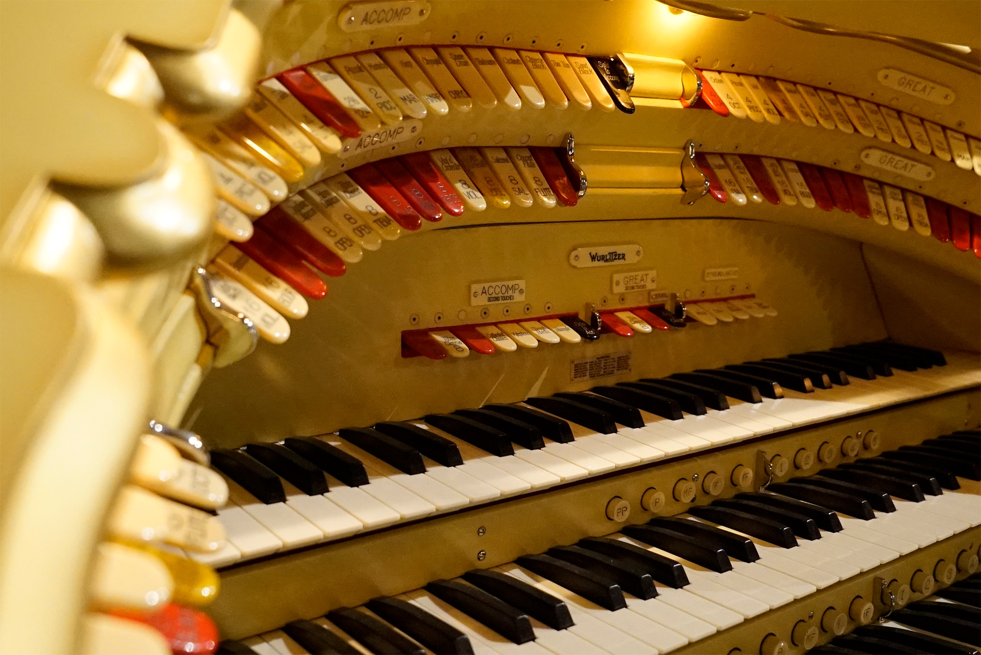 The Mighty Wurlitzer, fully restored between 2017 and 2020
